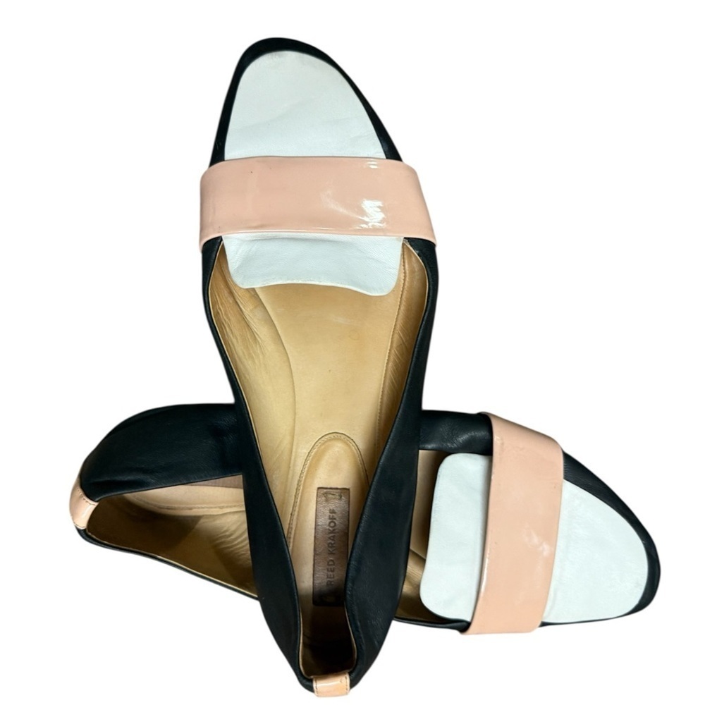 Reed Krakoff 10.5 GUC and Cream Flats Timeless and classic.